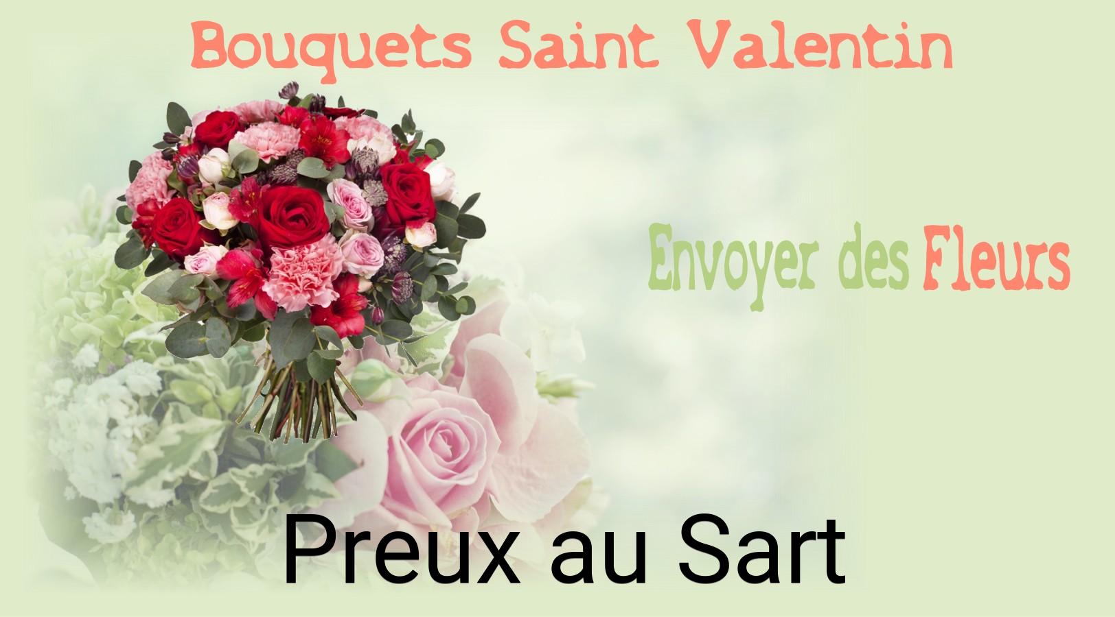 Roses de Saint-Valentin livrées à Preux-au-Sart